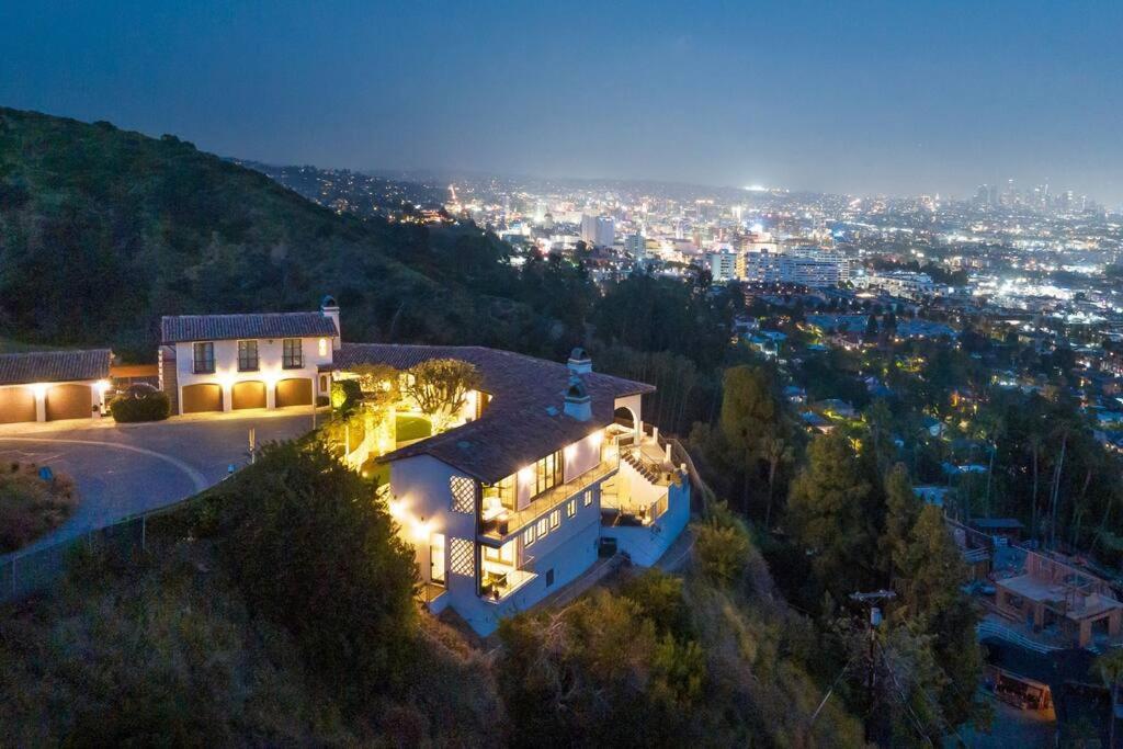 Hollywood Hills Luxury Spanish Estate With Pool & Views Los Angeles