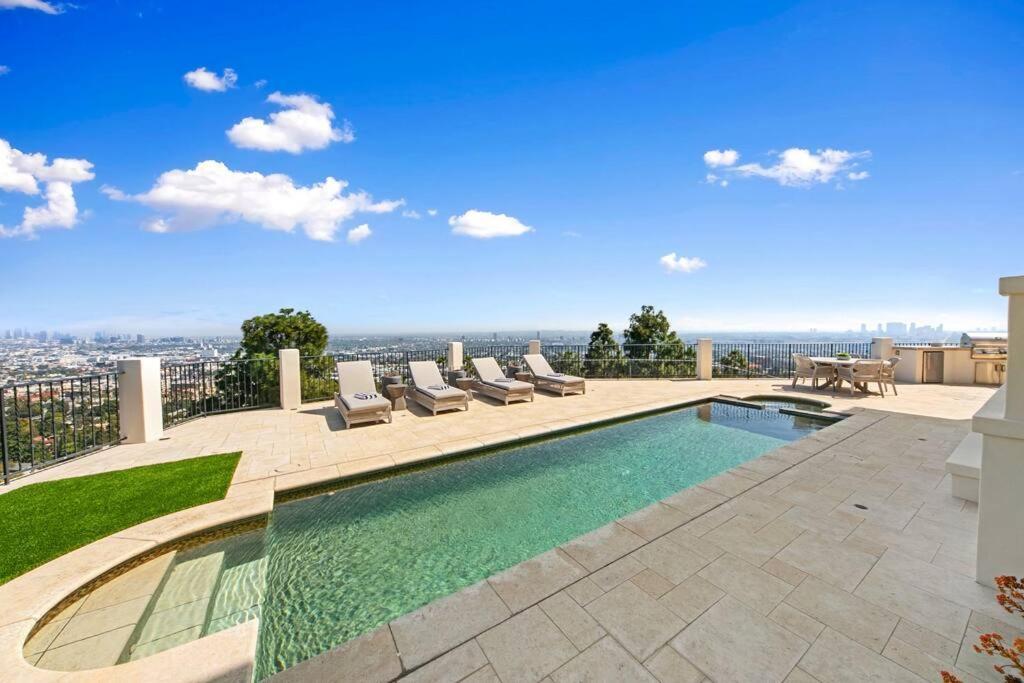 Hollywood Hills Luxury Spanish Estate With Pool & Views