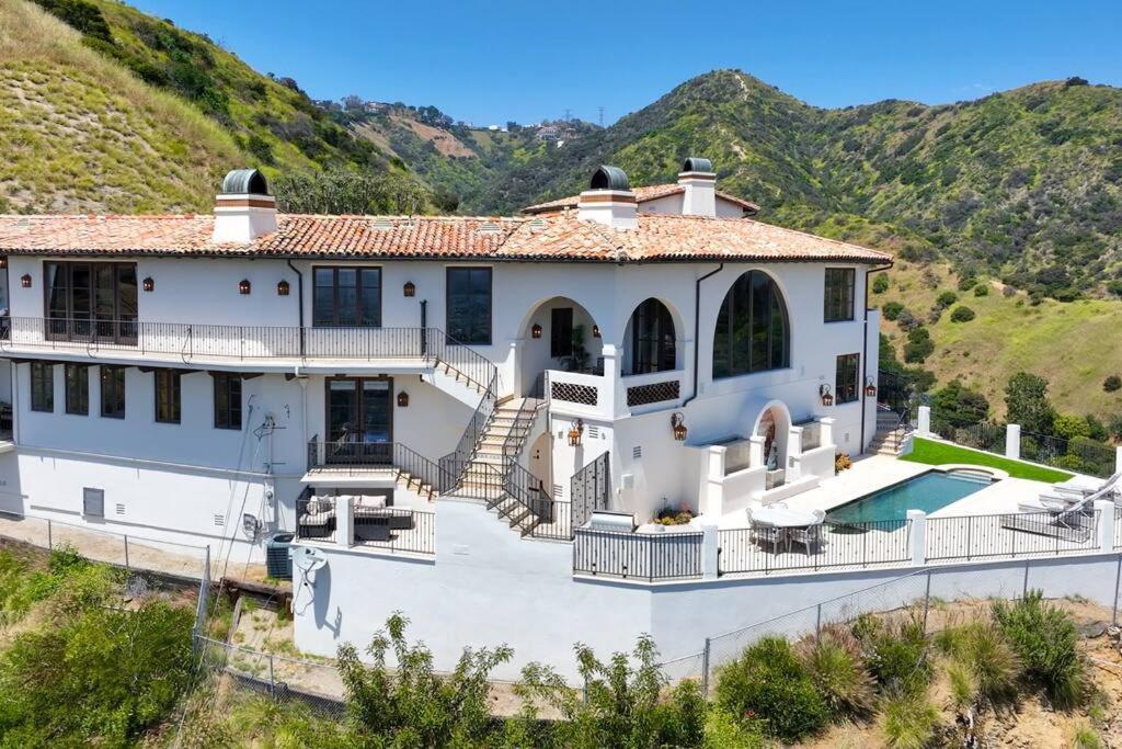 Hollywood Hills Luxury Spanish Estate With Pool & Views